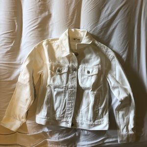 madewell white jean jacket